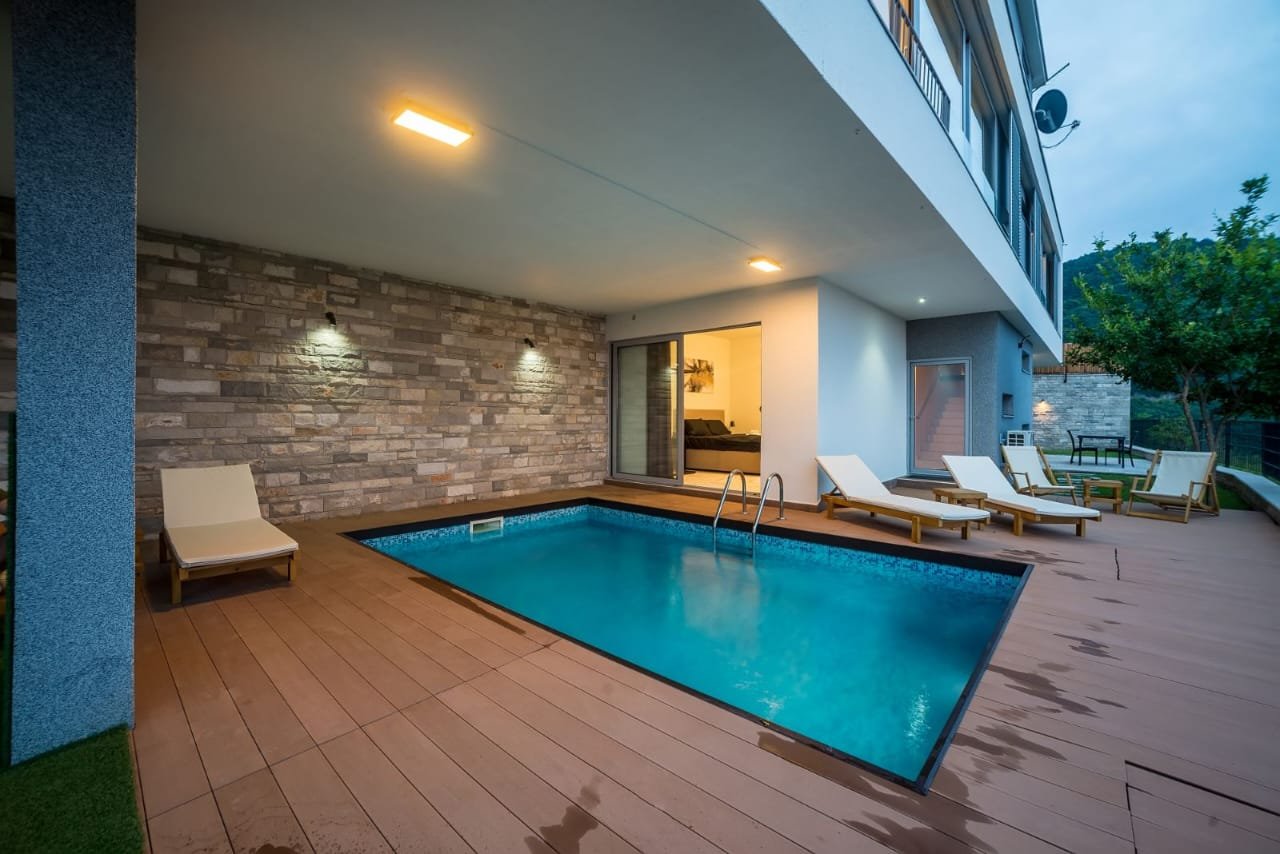 Vila za odmor u prirodi sa bazenom i saunom – Kavač, Kotor