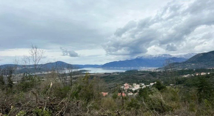 Građevinsko zemljište sa pogledom na more – Pržice, Kotor